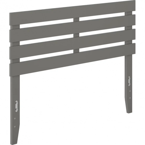 Oxford Full Headboard with USB Turbo Charger in Grey