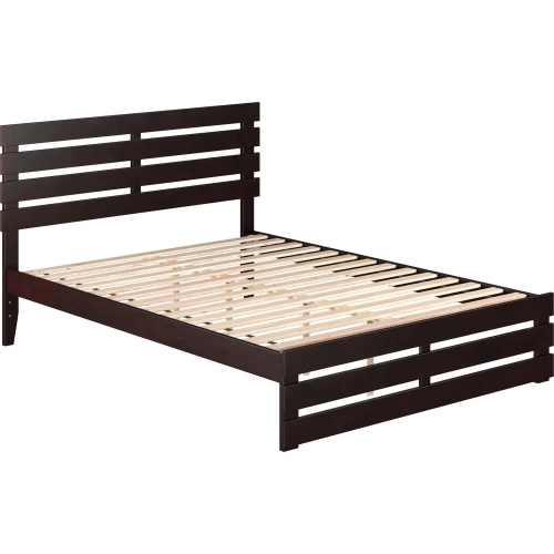 Oxford Queen Bed with Footboard in Espresso Finish