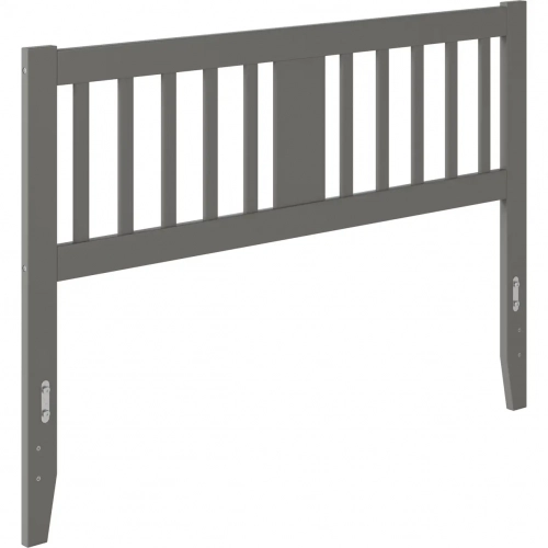 Tahoe Queen Headboard with USB Turbo Charger in Grey