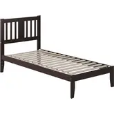 Tahoe Twin XL Bed in Espresso Finish Wood