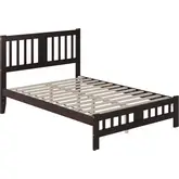 Tahoe Full Bed with Footboard in Espresso Finish Wood
