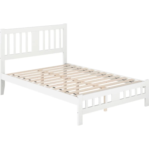 Tahoe Full Bed with Footboard in White Finish