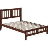 Tahoe Full Bed with Footboard in Walnut Finish