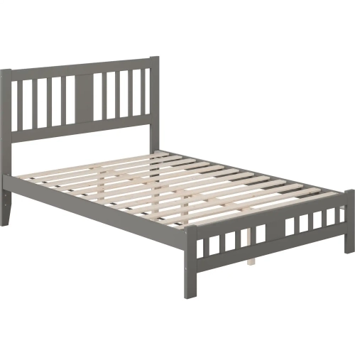 Tahoe Full Bed with Footboard in Grey Finish