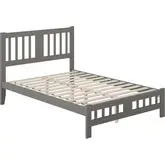 Tahoe Full Bed with Footboard in Grey Finish