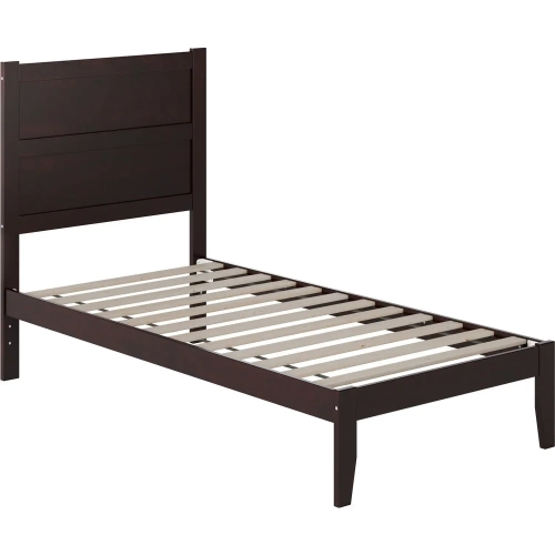NoHo Twin Bed in Espresso Finish Wood