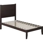 NoHo Twin Bed in Espresso Finish Wood