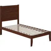 NoHo Twin Bed in Walnut Finish