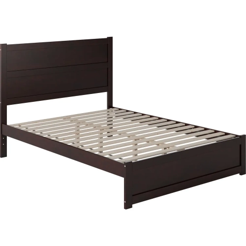 NoHo Queen Bed with Footboard in Espresso Finish Wood