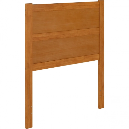 Aveline Twin Panel Headboard in Light Toffee Finish Wood