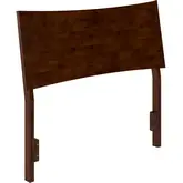 Phoenix Twin Headboard in Walnut Finish Wood