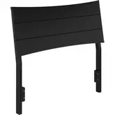 Phoenix Twin Headboard in Black Finish Wood