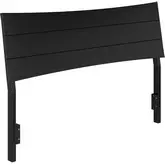 Phoenix Full Headboard in Black Finish Wood
