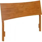 Phoenix Full Headboard in Light Toffee Finish Wood
