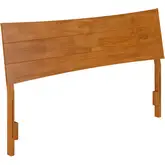 Phoenix Queen Headboard in Light Toffee Finish Wood