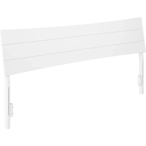 Phoenix King Headboard in White Finish Wood