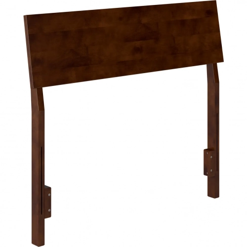 Bradford Twin Adjustable Headboard in Walnut Finish Wood