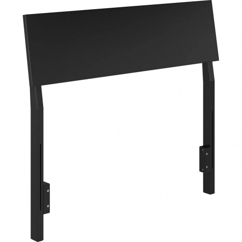 Bradford Twin Adjustable Headboard in Black Finish Wood