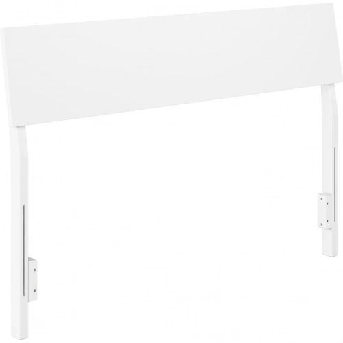 Bradford Full Adjustable Headboard in White Finish Wood