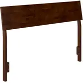 Bradford Full Adjustable Headboard in Walnut Finish Wood