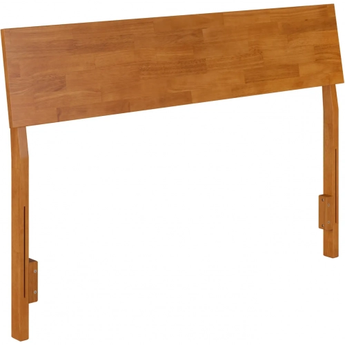 Bradford Full Adjustable Headboard in Light Toffee Finish Wood