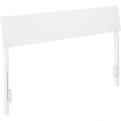 Bradford Queen Adjustable Headboard in White Finish Wood