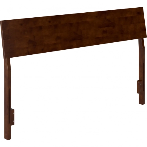 Bradford Queen Adjustable Headboard in Walnut Finish Wood