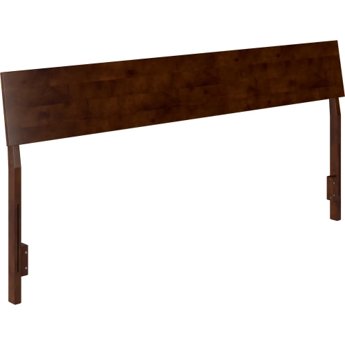 Bradford King Adjustable Headboard in Walnut Finish Wood