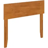 Orlando Twin Panel Headboard with USB in Light Toffee Finish Wood