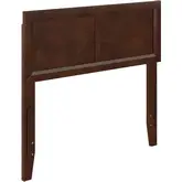 Sophia Twin Headboard in Walnut Finish Solid Wood