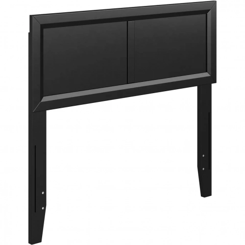 Sophia Twin Headboard in Black Finish Wood