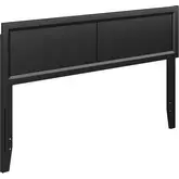 Sophia Queen Headboard in Black Finish Wood