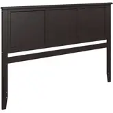 Madison King Panel Headboard in Espresso Wood
