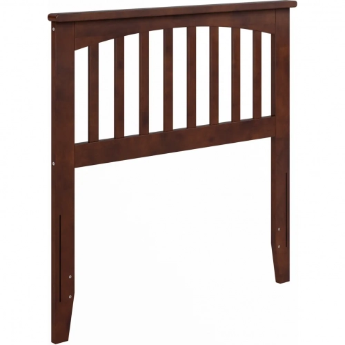 Mission Twin Headboard in Walnut Wood