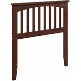 Mission Twin Headboard in Walnut Wood