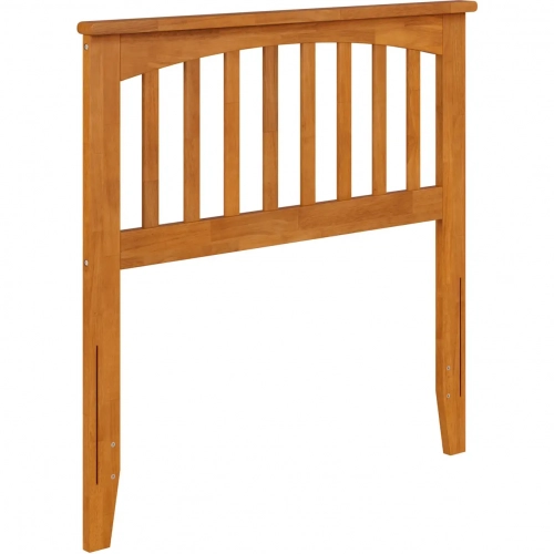 Mission Twin Headboard in Toffee Wood