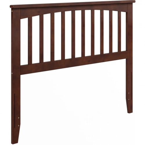 Mission Full Headboard in Walnut Wood