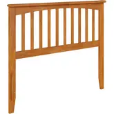 Mission Full Headboard in Toffee Wood