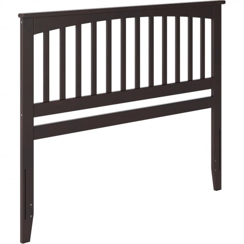 Mission Queen Headboard in Espresso Wood