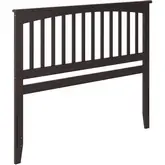 Mission Queen Headboard in Espresso Wood