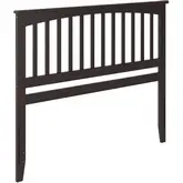 Mission King Headboard in Espresso Wood