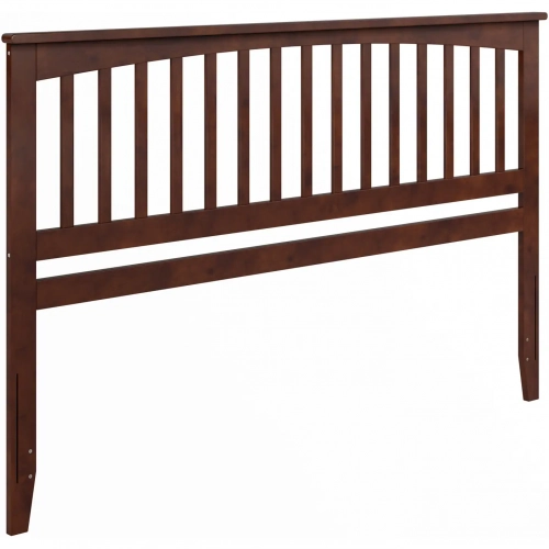 Mission King Headboard in Walnut Wood