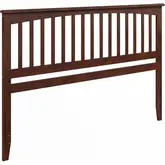 Mission King Headboard in Walnut Wood