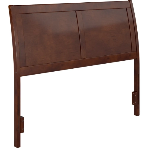 Portland Full Sleigh Panel Headboard in Walnut Wood