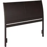 Portland Queen Sleigh Panel Headboard in Espresso Wood