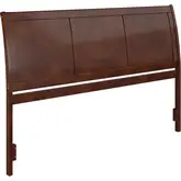 Portland King Sleigh Panel Headboard in Walnut Wood
