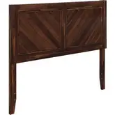 Canyon Full Chevron Panel Headboard in Barnwood Wood