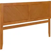 Canyon King Chevron Panel Headboard in Light Toffee Wood