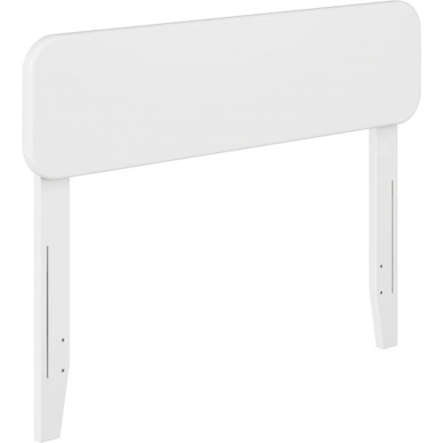 Florence Twin Headboard in White Finish Solid Wood