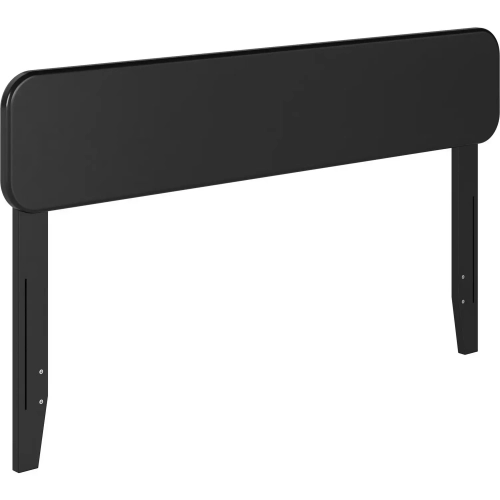 Florence Full Headboard in Black Finish Wood